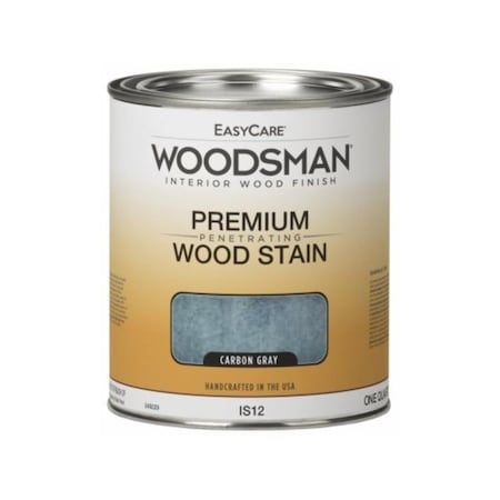 Gourmetgalley 1 qt. Woodsman Oil Base Interior Stain, Carbon Gray GO3855622